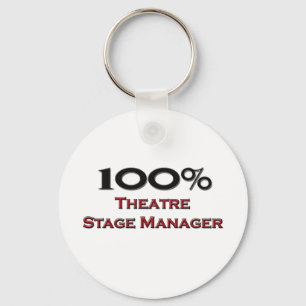 100 Percent Theatre Stage Manager Key Ring