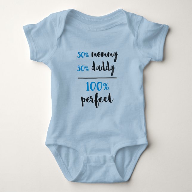 100% Perfect Baby Baby Bodysuit (Front)