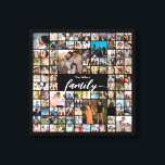 100 Photo Collage Family Portrait Canvas Print<br><div class="desc">Turn your favorite photos into a stunning piece of wall art. This custom photo collage poster is the perfect way to tell your story, capturing a lifetime of memories in one beautiful display. With 100% personalization, you can easily upload your own photos and customize the text, fonts, and colors to...</div>