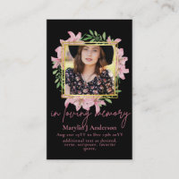 100 Pretty Floral Prayer Funeral Memorial PHOTO