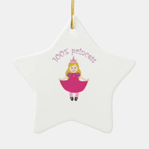 100% Princess Ceramic Tree Decoration