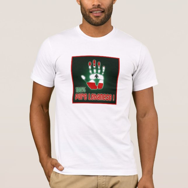 100% Pure Lebanese T-Shirt (Front)