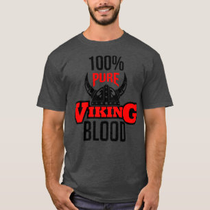 100 Pure Viking Blood red T-Shirt