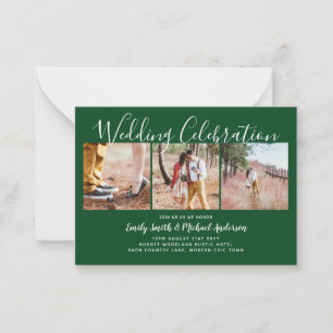 100 Quality Budget PHOTO Wedding Invites SMALL