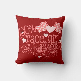 100% Race Girl Design Cushion