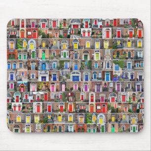 100 Rainbow Doors of Dublin Mousepad