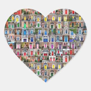 100 Rainbow Doors of Dublin Stickers