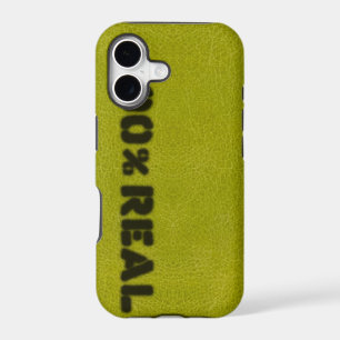 100% Real Apple Green Leather Look