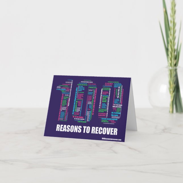 100 Reasons Notecard (Front)