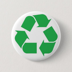 100% Recycled Paper Button