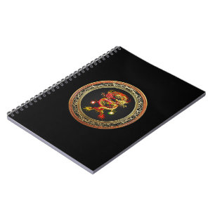 [100] Red and Yellow Dragons Notebook