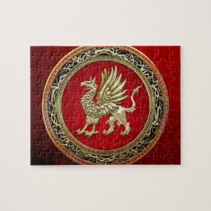 [100] Sacred Gold Griffin Jigsaw Puzzle