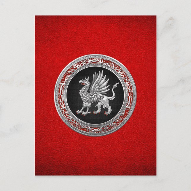 [100] Sacred Silver Griffin Postcard (Front)