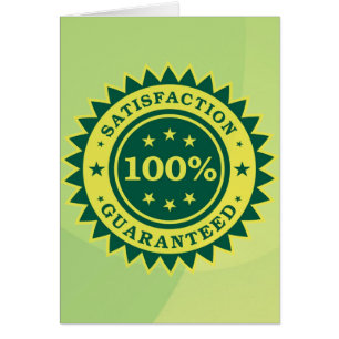 100% Satisfaction Guaranteed Sticker