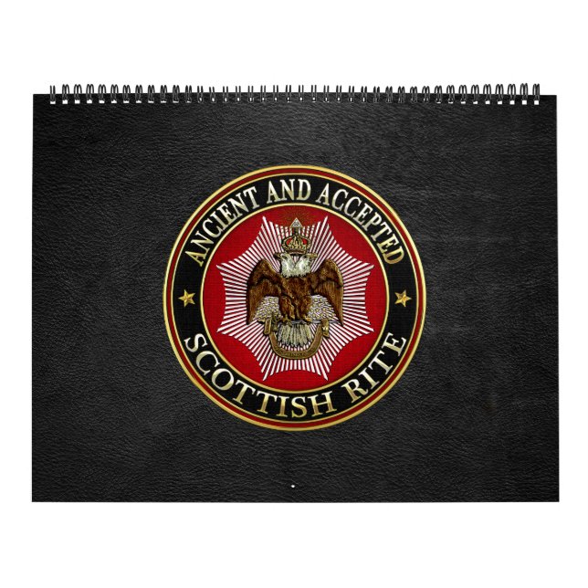 [100] Scottish Rite Double-headed Eagle Calendar (Cover)