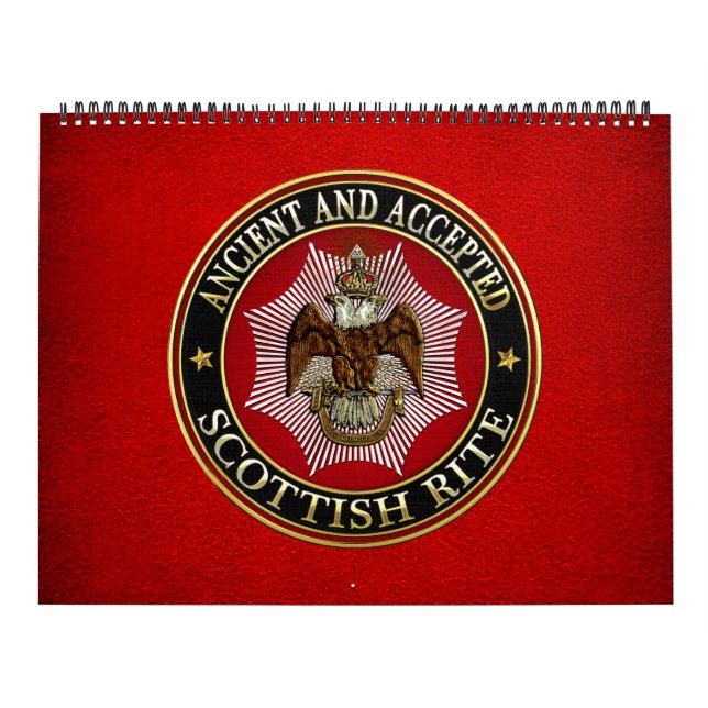 [100] Scottish Rite Double-headed Eagle Calendar (Cover)