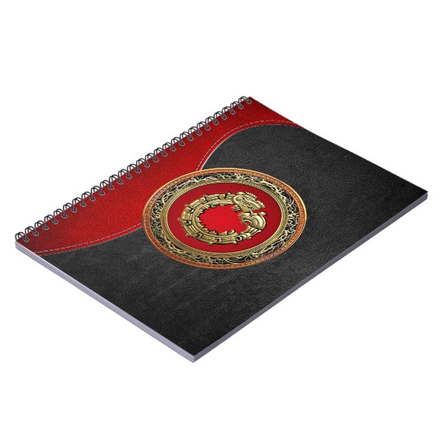 [100] Serpent God Quetzalcoatl [Gold] Notebook (Left Side)