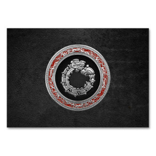 [100] Serpent God Quetzalcoatl [Silver] Table Number