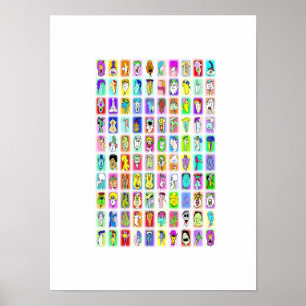 100 Silly Faces: Poster