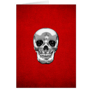 [100] Silver Human Skull