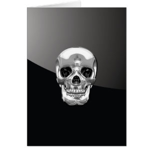 [100] Silver Human Skull