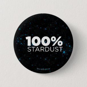 100% Stardust 6 Cm Round Badge