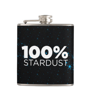 100% Stardust Hip Flask