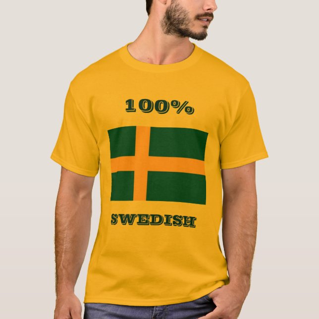 100%, SWEDISH T-Shirt (Front)