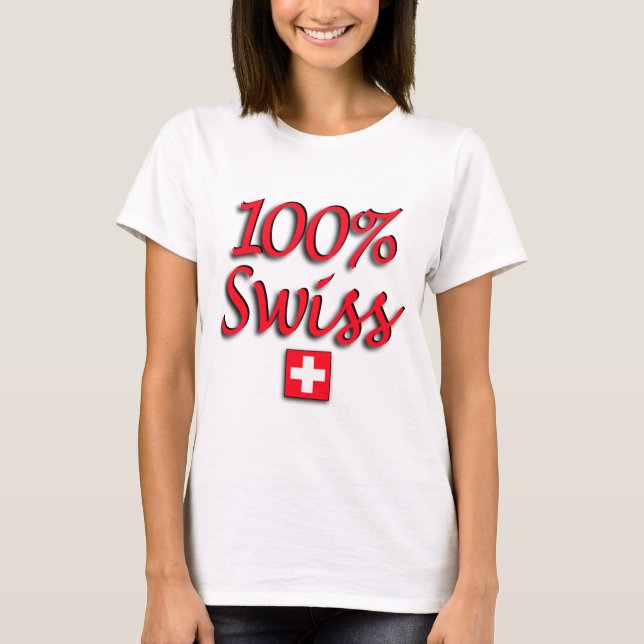 100% Swiss Fitted Shirt (Front)