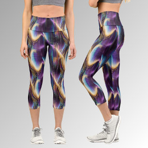 100% That Mum Abstract Pattern Capri Leggings