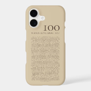 100 Things I Love About You   Tan And Rich Coffee