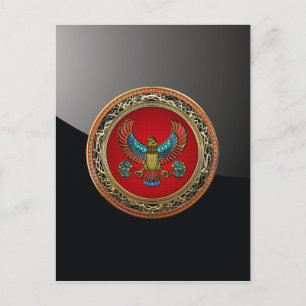 [100] Treasure Trove: Egyptian Falcon Postcard