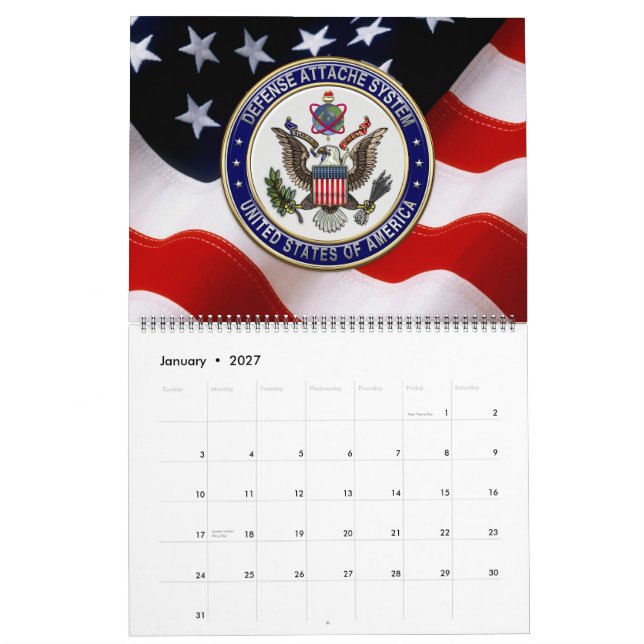 [100] U.S. Defence Attaché System (DAS) Emblem [3D Calendar (Jan 2027)