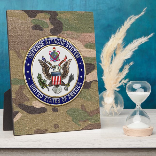 [100] U.S. Defence Attaché System (DAS) Emblem [3D Plaque (Side)
