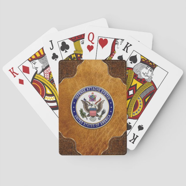 [100] U.S. Defence Attaché System (DAS) Emblem [3D Playing Cards (Back)