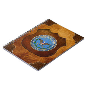 [100] U.S. Department of Defence (DOD) Emblem [3D] Spiral Notebook