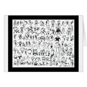 100 Ugly Monkeys card