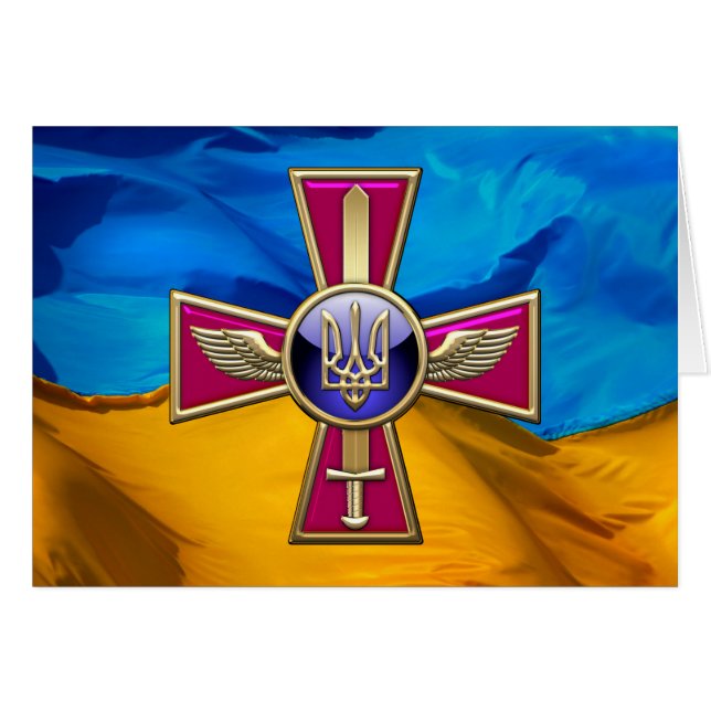 [100] Ukrainian Air Force Emblem (Front Horizontal)