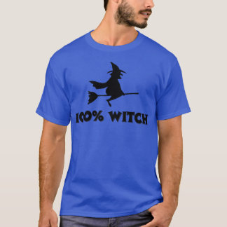 100 Witch Design T-Shirt