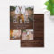 100 x RUSTIC Save The Dates - PHOTO COLLAGE