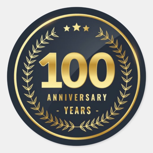 100 Year Anniversary Envelope Seal (Front)