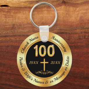 100 Year Church Anniversary, Cheap Church Favours, Key Ring
