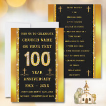 100 Year Church Anniversary, STUNNING Diamond
