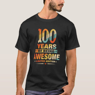 100 Year Old Gifts Vintage 1921 Limited Edition 10 T-Shirt