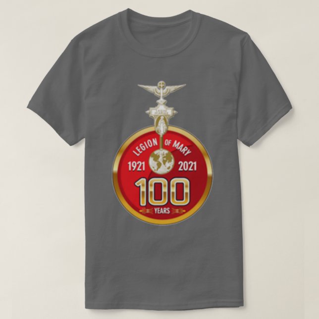 100 years Legion of Mary Legion of Mary Marijina L T-Shirt (Design Front)