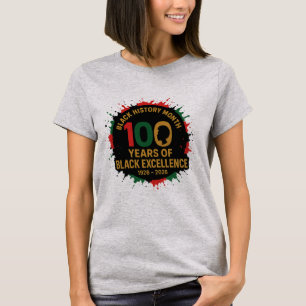 100 Years of Black Excellence – Black Pride T-Shirt