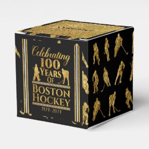 100 Years Of Boston Hockey Cube Favour Box
