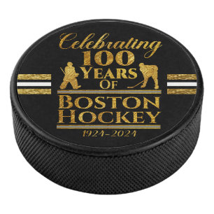 100 Years Of Boston Hockey Hockey Puck