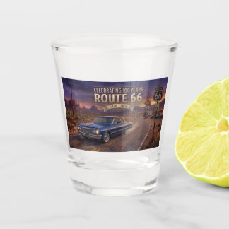 100 Years Of Route 66 Shot Glass