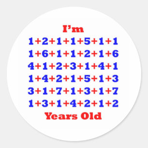 100 Years old! Classic Round Sticker